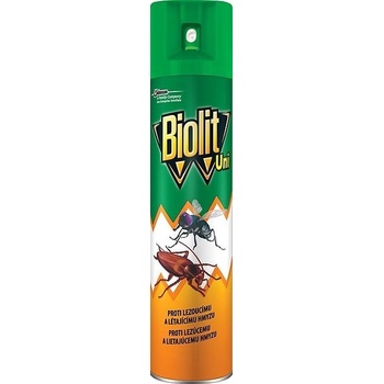 Biolit UNI spray proti muchám, komárom, švábom, mravcom a inému lietajúcemu a lezúcemu hmyzu 300 ml