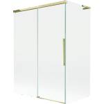 Mexen Rox L параван за вана с две подвижни крила 120 + 70 x 150 cm, прозрачен, златен - 8C9L-120-070-50-00 (8C9L-120-070-50-00)