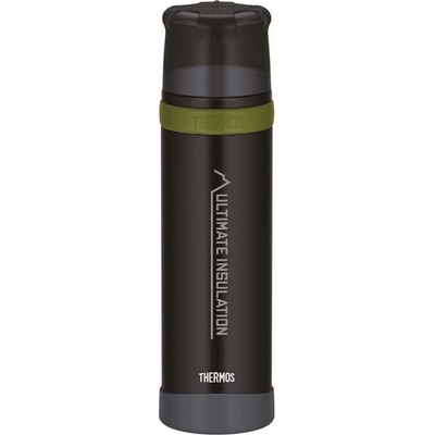 Thermos termoska s hrnkem do extrémních podmínek 900 ml Matná Černá