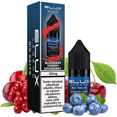 Elux Legend Salts Blueberry Cherry Cranberry 10 ml 20 mg