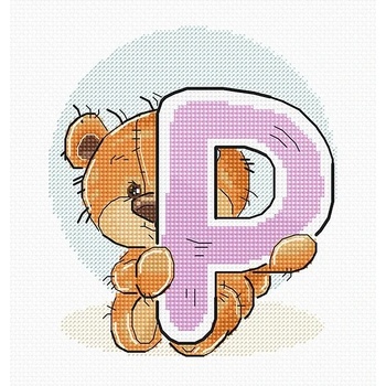 Luca-S Буква " p" - гоблен със схема b1217