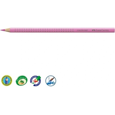 Faber-Castell Цветен молив FABER-CASTELL Grip 2001 триъгълен светлолилав 112419 (112419)