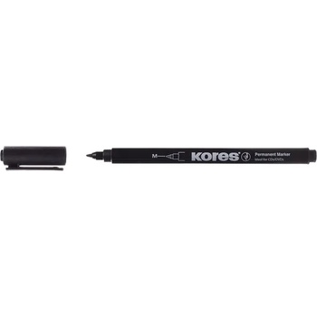 Kores Алкохолен маркер, cd/dvd, 1 мм, kores, черен 22100 (22100)