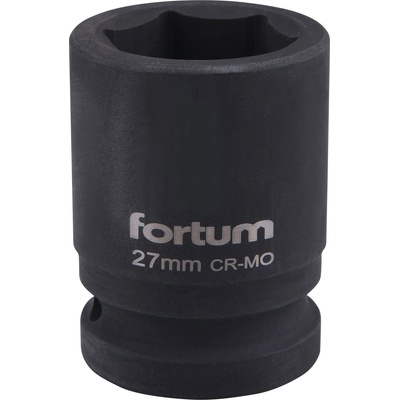 Fortum Машинна (ударна) муфа 3/4", 27 mm, L 52 mm, почернена, FORTUM