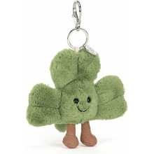 Prívesok na kľúče Plyšová hračka Jellycat Amuseables Siofra Shamrock uni