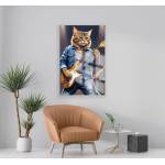 Art gift Стъклено АРТ пано - Рок Котарак