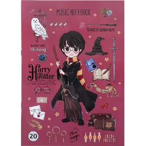  Нотна тетрадка Kite Harry Potter A4 20л (A4 20)