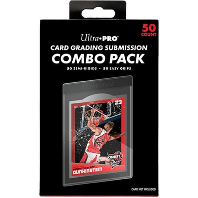 Ultra Pro Grading Card Submission Combo Pack Polotuhé + Easy Grip Obaly 50 ks