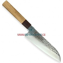 Sakai Aoki Hamono JAPAN nůž WA Santoku Takayuki VG 10 Zelkova Oktagon 170 mm