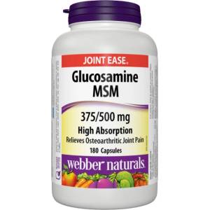 Webber Naturals Glucosamine MSM [180 капсули]