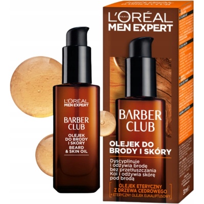 L'Oréal Paris Men Expert Barber Club Long Beard & Skin Oil olej na vousy 30 ml – Hledejceny.cz
