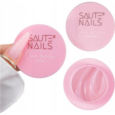 Saute Nails stavební gel tiksotropní One Touch Light pink 50g