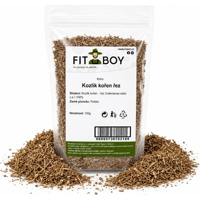 FITBOY Valeriána koreň rez 100 g