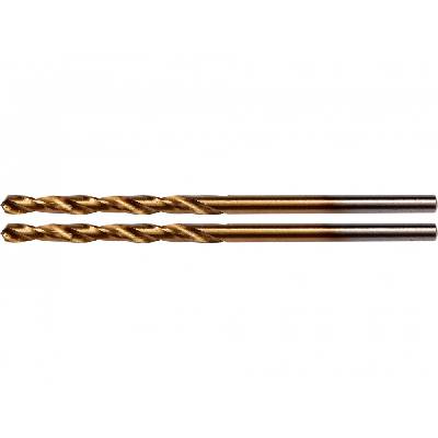 YATO Vrták do kovu titánový 2,5 x 57/30 mm HSS-TIN 2 ks (YT-44633)