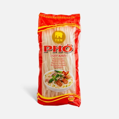 TRM Rýžové nudle na polévku Pho 5 mm 375 g – Zboží Dáma TRM Rýžové nudle na polévku Pho 5 mm 375 g – Zboží Dáma