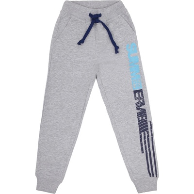 Winkiki Kids Wear Chlapecké tepláky SUM šedý melanž
