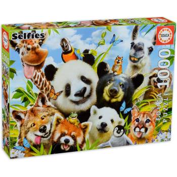 Image 1 of Educa Пъзел Educa от 1000 части - Селфи с лама (EDU18117)