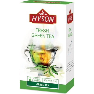 Hyson Zelený čaj Fresh Green 40 g 20 sáčků