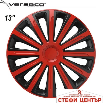 Versaco Тасове за джанти 13'' Versaco Trend Red / Black (56202)