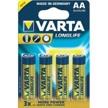 VARTA ELM-AA батерия LR6 VARTA Longlife пакет от 4 (4106 101 414)
