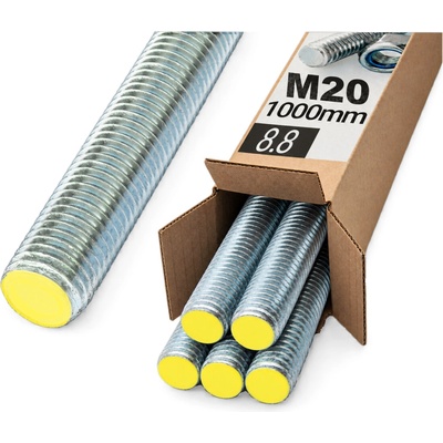 Oramat M20x1000mm (5ks) - 8.8 DIN 975 ZN - Závitová tyč