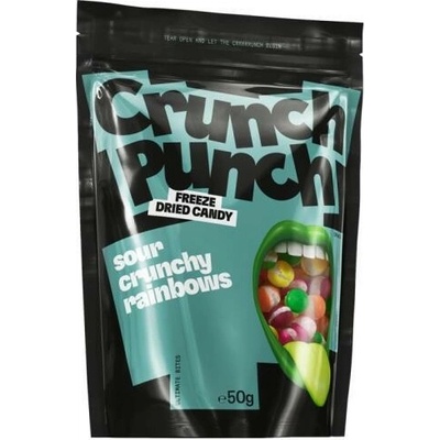 CrunchPunch freeze dried candy sour crunch rainbows 50 g