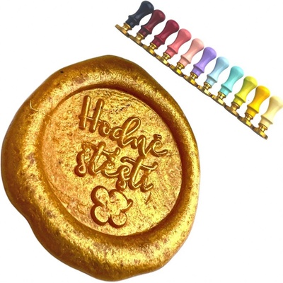 Artmagico Pečetidlo nápis Hodně štěstí – Zboží Dáma