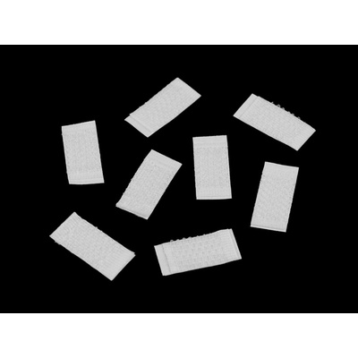 Suchý zip samolepicí obdélníčky sypané 10x20 mm Varianta: 1 bílá háček, Balení: 1 sáček