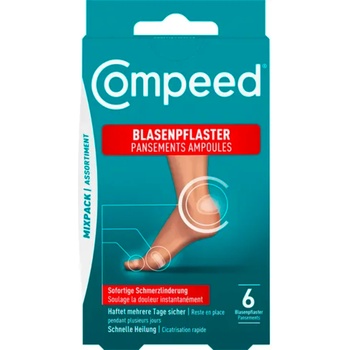 COMPEED Пластири за блистери, смесена опаковка - 6 броя