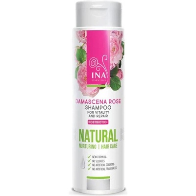 Ina Essentials Шампоан с роза за суха и изтощена коса, 200 ml