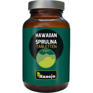 Hanoju Хавайска спирулина - Имунна подкрепа, енергия и детокс, 495 mg, 250 таблетки (781056 (5410125) HANOJU)