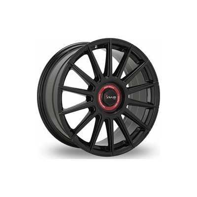 AVUS AC-M09 8,5x19 5x114,3 ET45 black CAP ROSSO