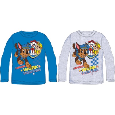 tlapková patrola licence chlapecké tričko Paw Patrol 52021189 světle šedá