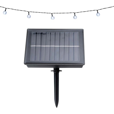 Grundig Grundig LED Stmívatelný solární řetěz 50xLED 8 funkcí 9,35m teplá bílá + DO P6275