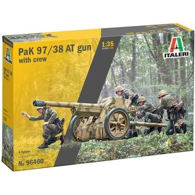 Italeri Mode Kit figurky 96460 Pak 97/38 AT Gun with Crew 1:35