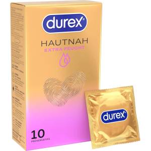 Durex Hautnah - презервативи с допълнителен лубрикант - 10 броя - lovesexshop