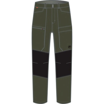 MAMMUT Мъжки туристически панталон Mammut Zinal Hybrid Pants Walking trousers - Dark Marsh / Black - размер 50 (010-1425-0221)