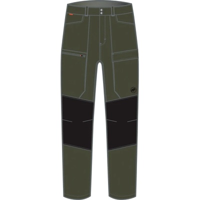 MAMMUT Мъжки туристически панталон Mammut Zinal Hybrid Pants Walking trousers - Dark Marsh / Black - размер 50 (010-1425-0221)