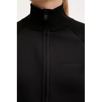 Calvin Klein Суичър за трениране Calvin Klein Performance в черно с изчистен дизайн LVGWF5J406 (LVGWF5J406)