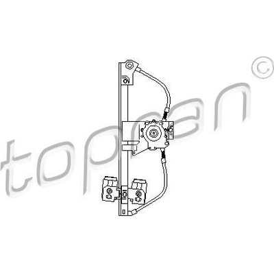 Mechanizmus zdvíhania okna TOPRAN 108 672