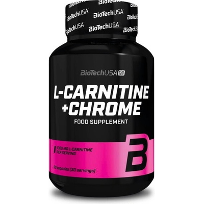 BioTechUSA L-Carnitine + Chrome 60 kapsúl