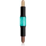 NYX Professional Makeup Wonder Stick Dual Face Lift двустранна контурираща писалка цвят 02 Universal Light 2x4 гр