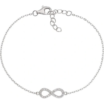 AMEN strieborný náramok s nekonečnom BRINBBZ