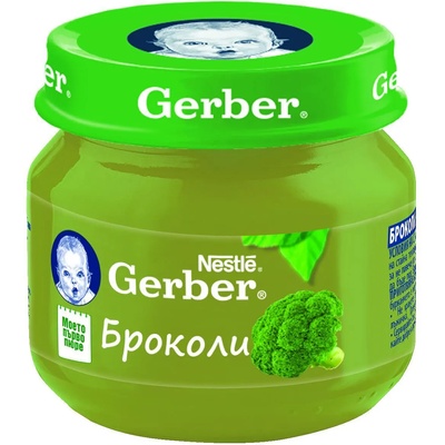 Gerber - Пюре броколи 4 месец 80 гр