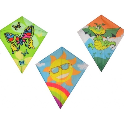 Teddies Drak létající nylon 60x70cm