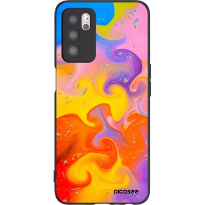 Pouzdro Picasee silikonové OPPO A16 Bubbles černé