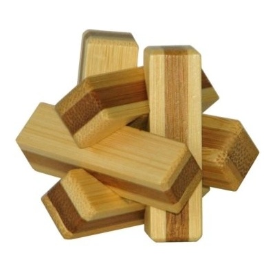 EUREKA 3D Bambusový hlavolam Firewood