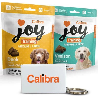 Calibra Joy Dog Training Snacks Medium & Large 2x + klikr 300 g