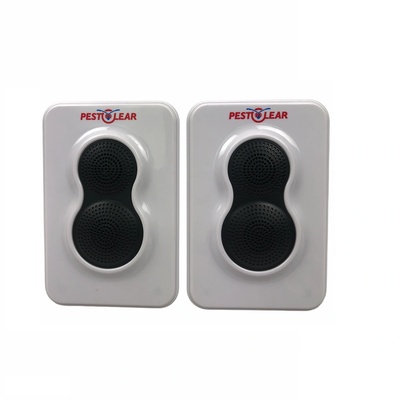 Brighter Image АКЦИЯ - 2 бр. Комбиниран ултразвуков и електромагнитен апарат "SLIMLINE 4000" (електронна котка) за прогонване на мишки, плъхове, хлебарки, мравки, паяци за 2 x 370 кв. м. Премиум клас (STOP-370-2-10)