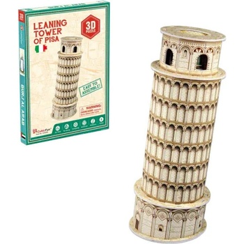 3D пъзел CubicFun от 8 части - Наклонената кула в Пиза (S3008h)